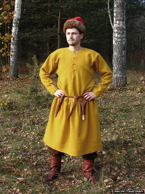 Мужской костюм в древней руси