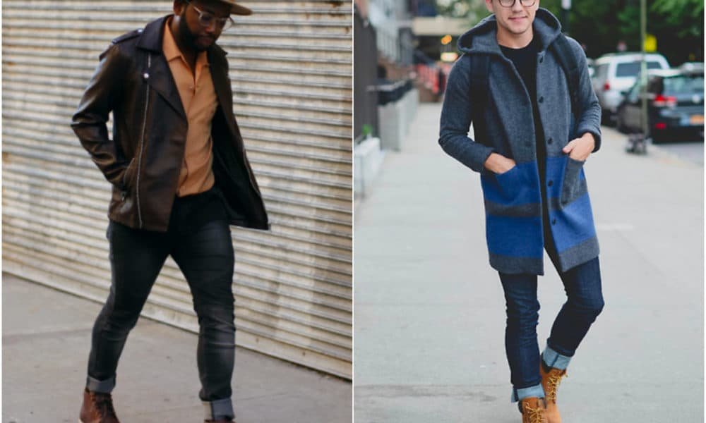 Как носить тимберленды с джинсами мужчинам зимой