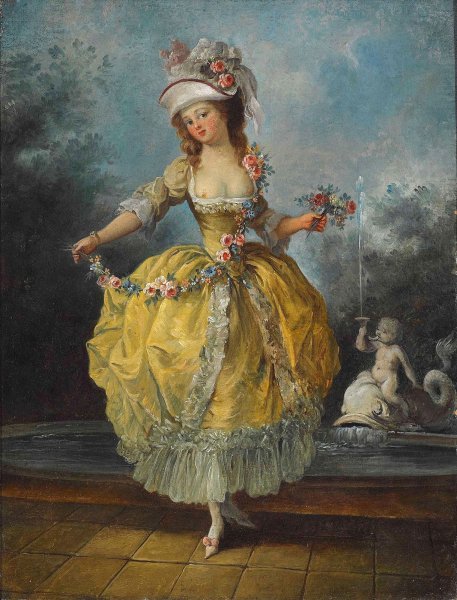 Жан Оноре Фрагонар (1732-1806) портрет