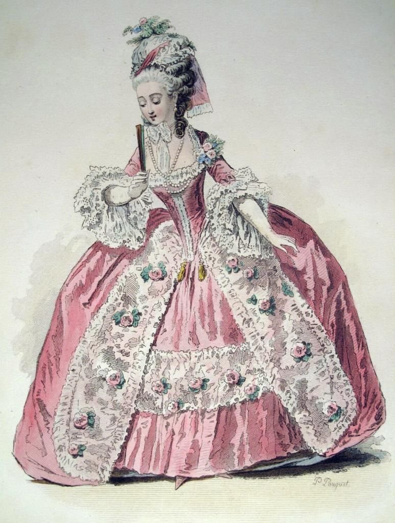Рококо 17 век одежда