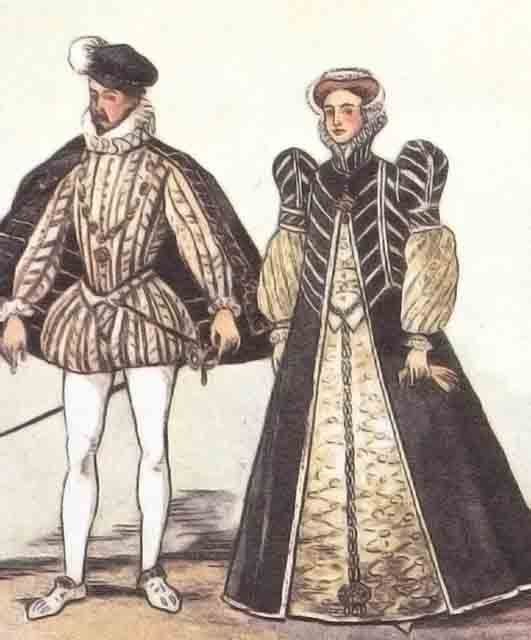 Мужские костюмы 16 века