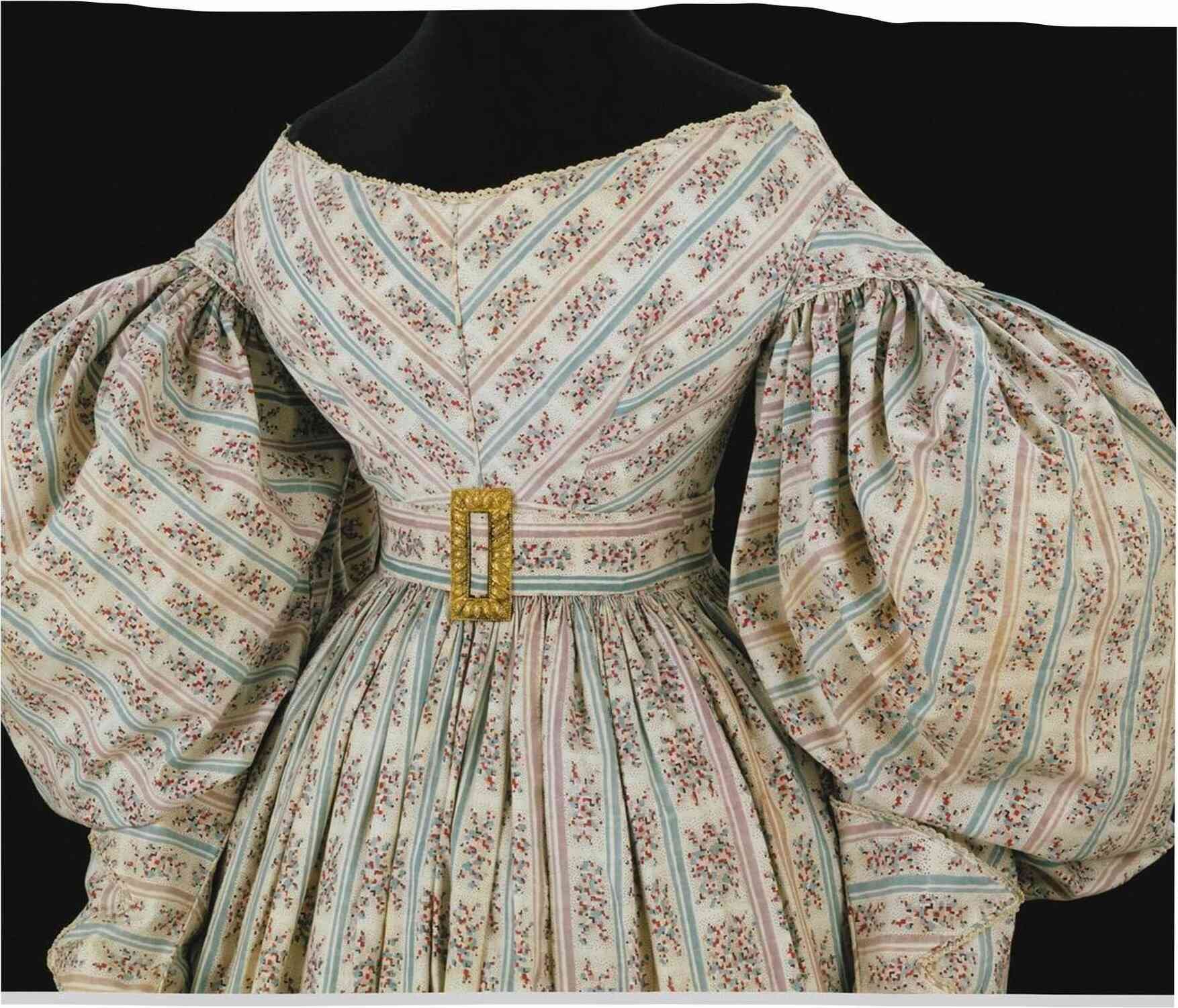 Платья 19 века с рукавами-Жиго