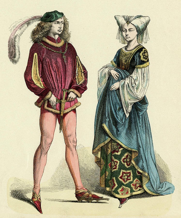 Одежда в 13 веке