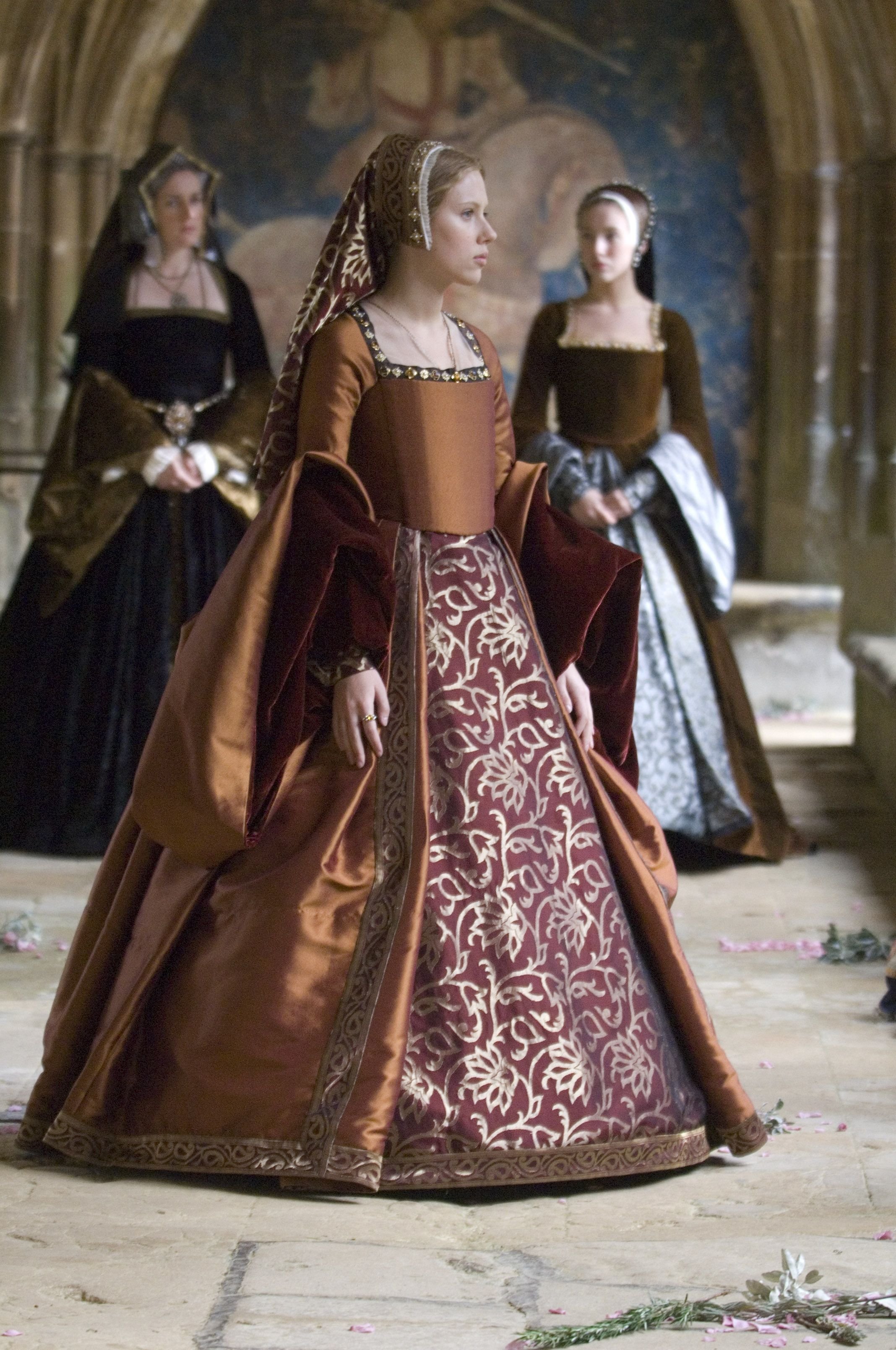 Одежда эпохи средневековья. Платья эпохи Анны Болейн.