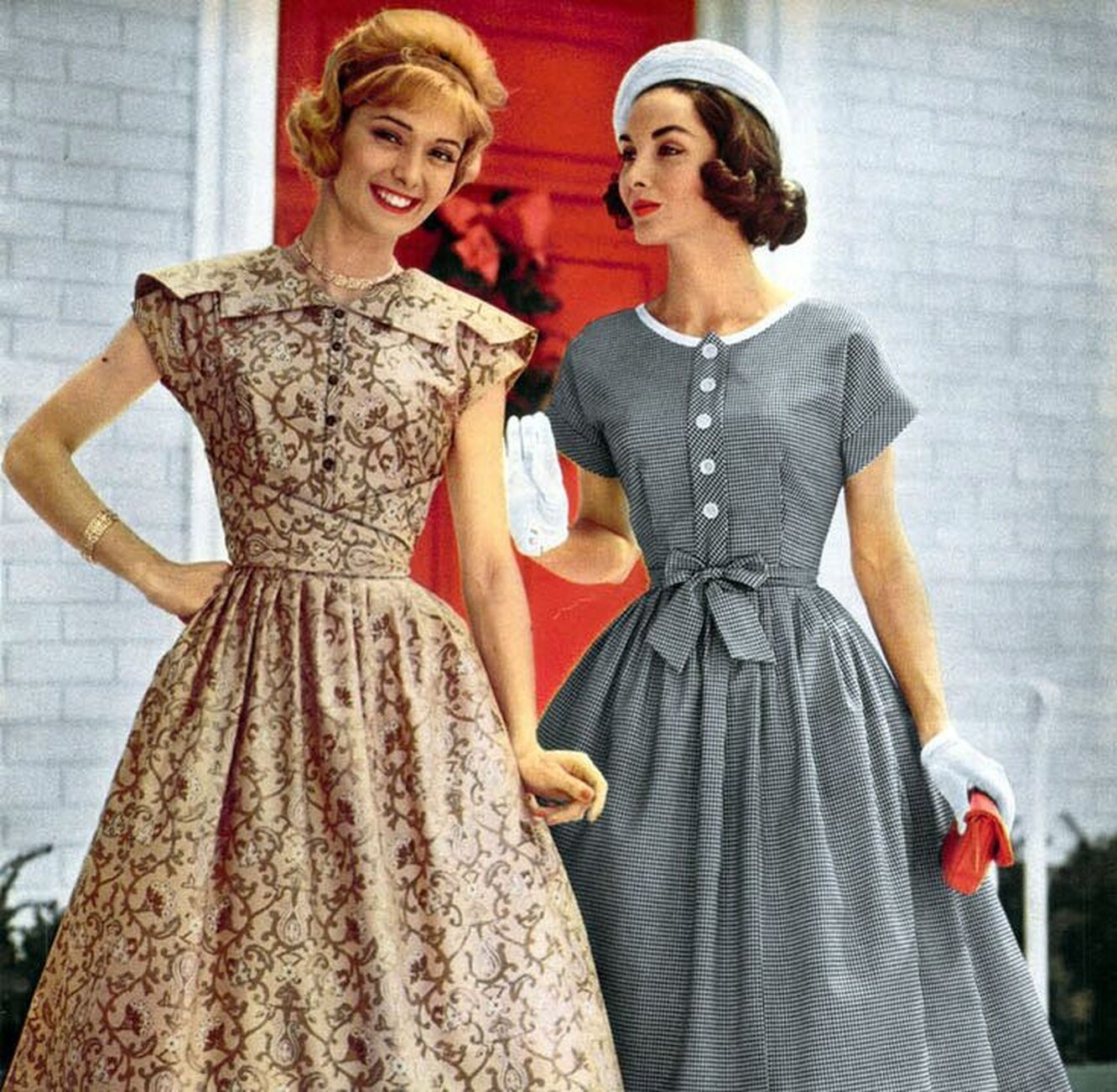Мода 50-х годов женщины Россия
