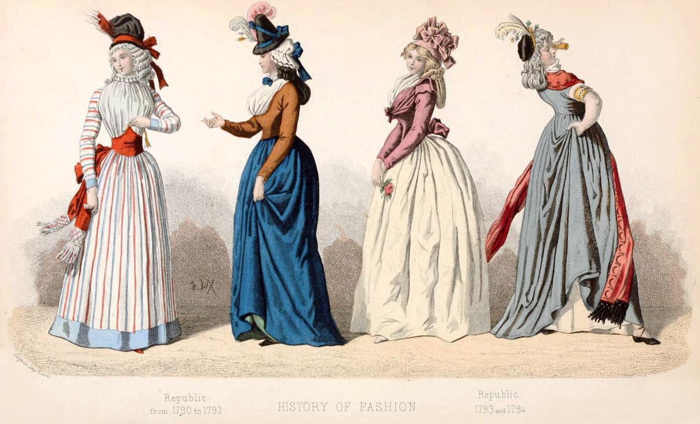 Мода эпохи Великой французской революции и директории