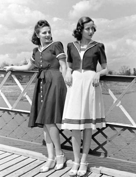 Мода 1940е Москва