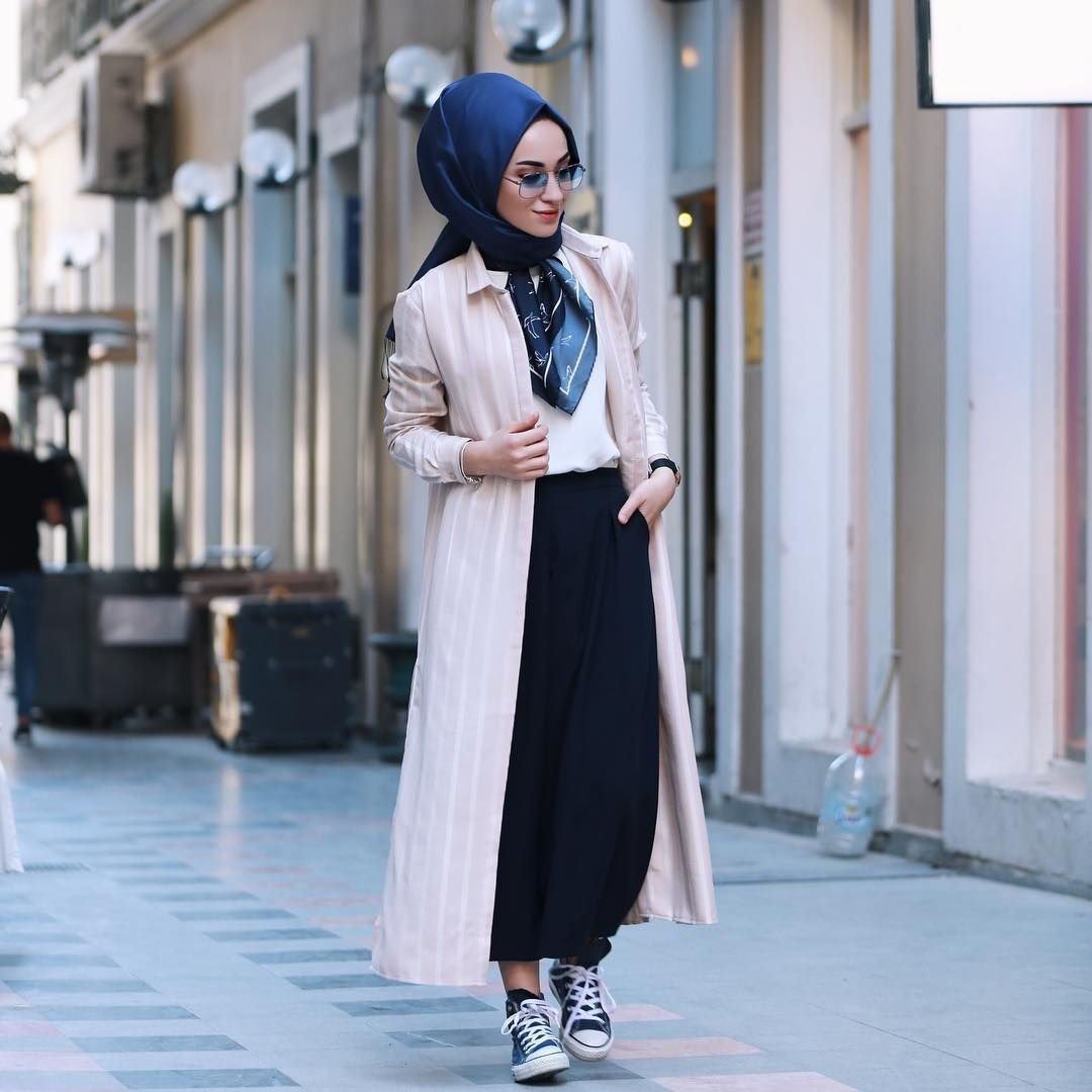 Мусульманская мода. Хиджаб Фешион. Hijab Style с брюками. Стильная одежда для мусульманок.