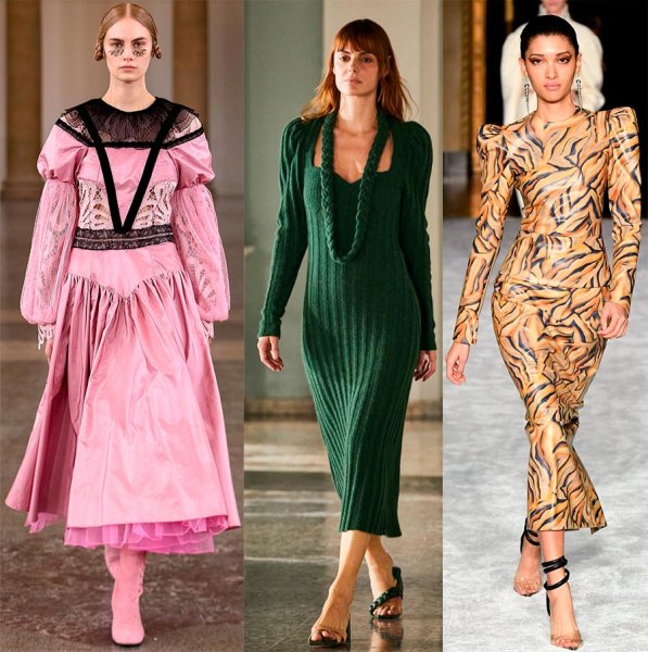 Платья тренд 2022 модные тенденции