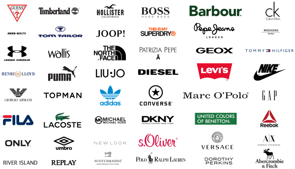 Логотипы брендов одежды – 10 фото самых популярных лого