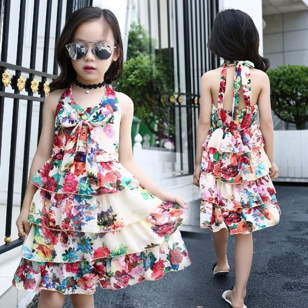 Платья для девочек летние модные