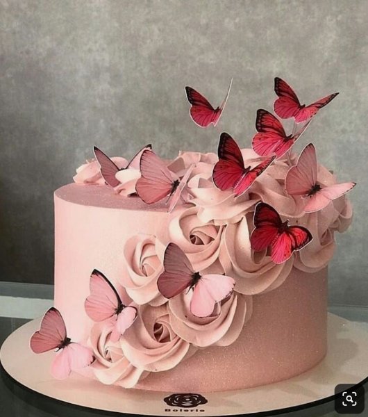 Стильный торт для девушки