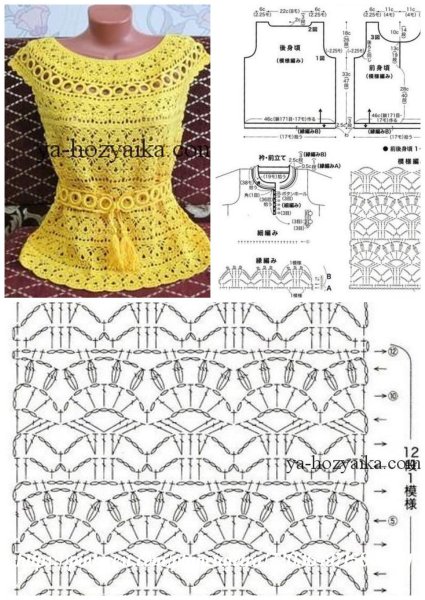 Схемы вязания крючком ажурных кофточек для женщин схемы бесплатно