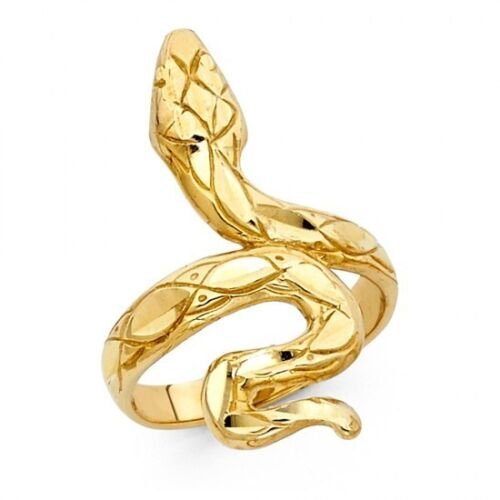 Кольцо VL змейка золото
