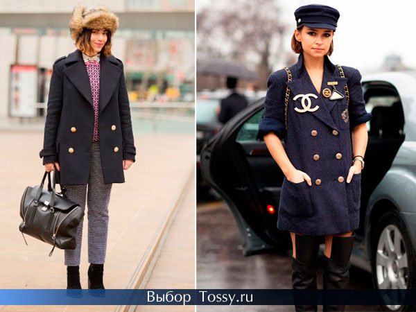Образы с пальто милитари женские