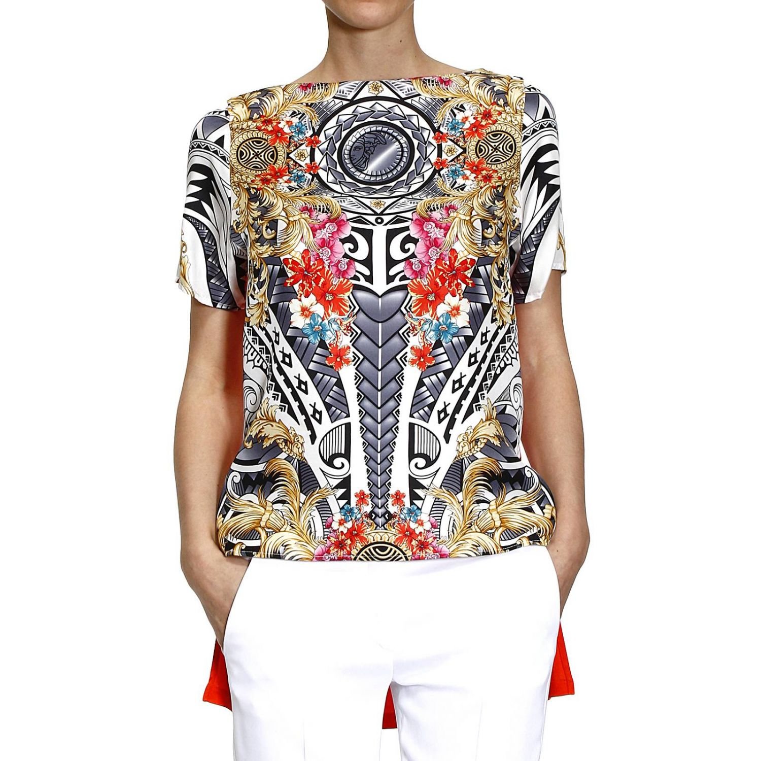 Versace collection. Versace collection g33515. Версаче блузки ЦУМ. Блузка от Версаче.