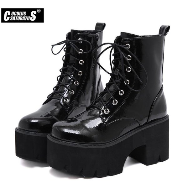 Демисезонные черные ботинки GD 5223011 BLK
