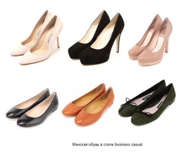 Туфли делового стиля женские