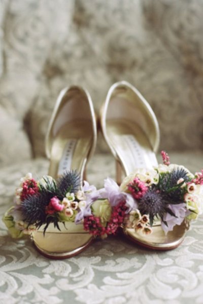 Свадебные туфли бохо