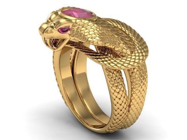 Золотое кольцо змея Санлайт