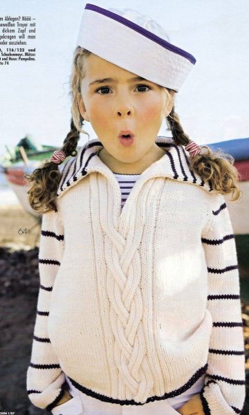 Детские свитера в морском стиле