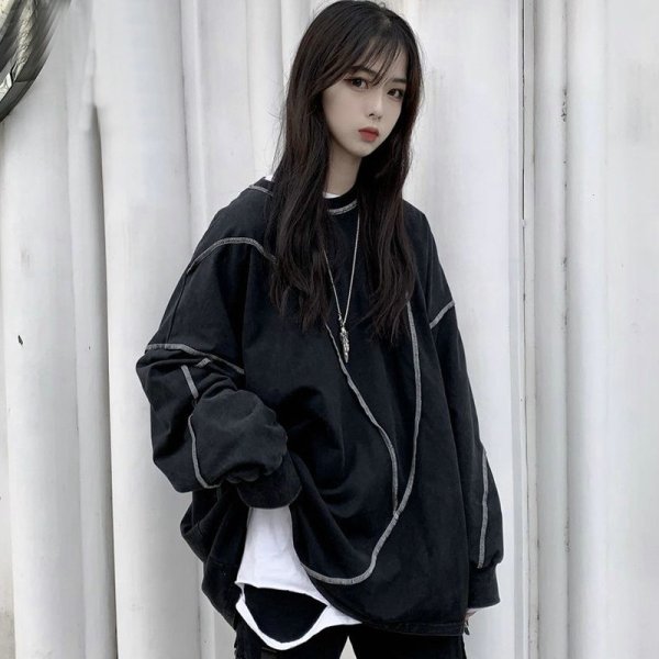 Корейская одежда черная