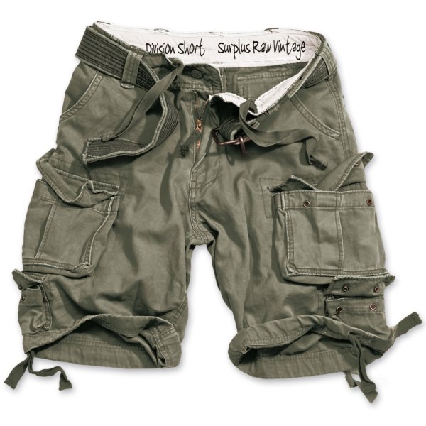 Шорты Surplus Airborne Vintage shorts Oliva Washed