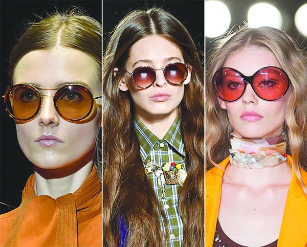 Солнцезащитные очки в стиле 70-х