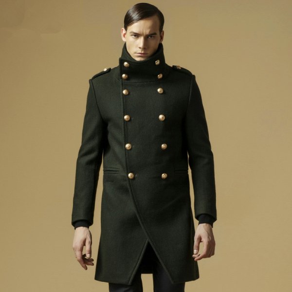 Пальто шинель Zara мужской
