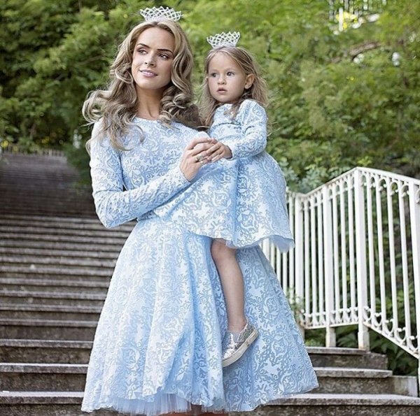 Платье мама и дочка одинаковые