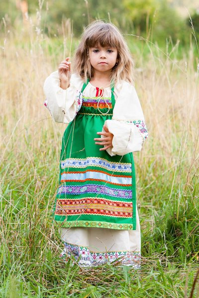 Детские костюмы в народном стиле