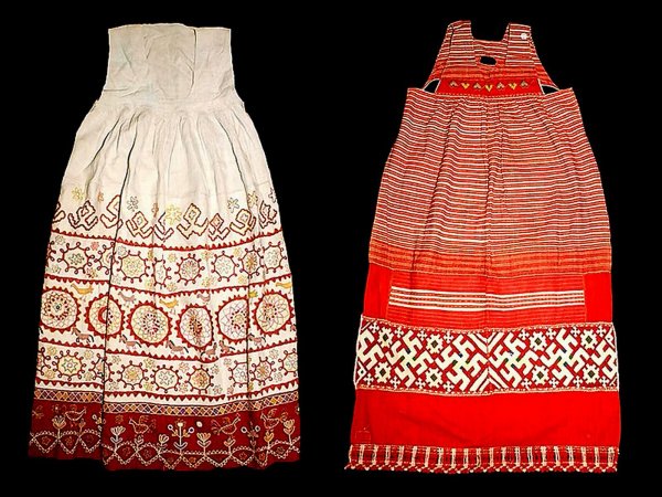 Русский народный костюм передник 19 век