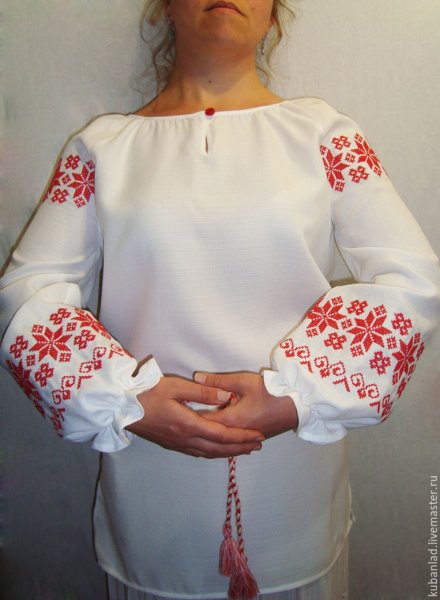 Рубаха женская русская народная