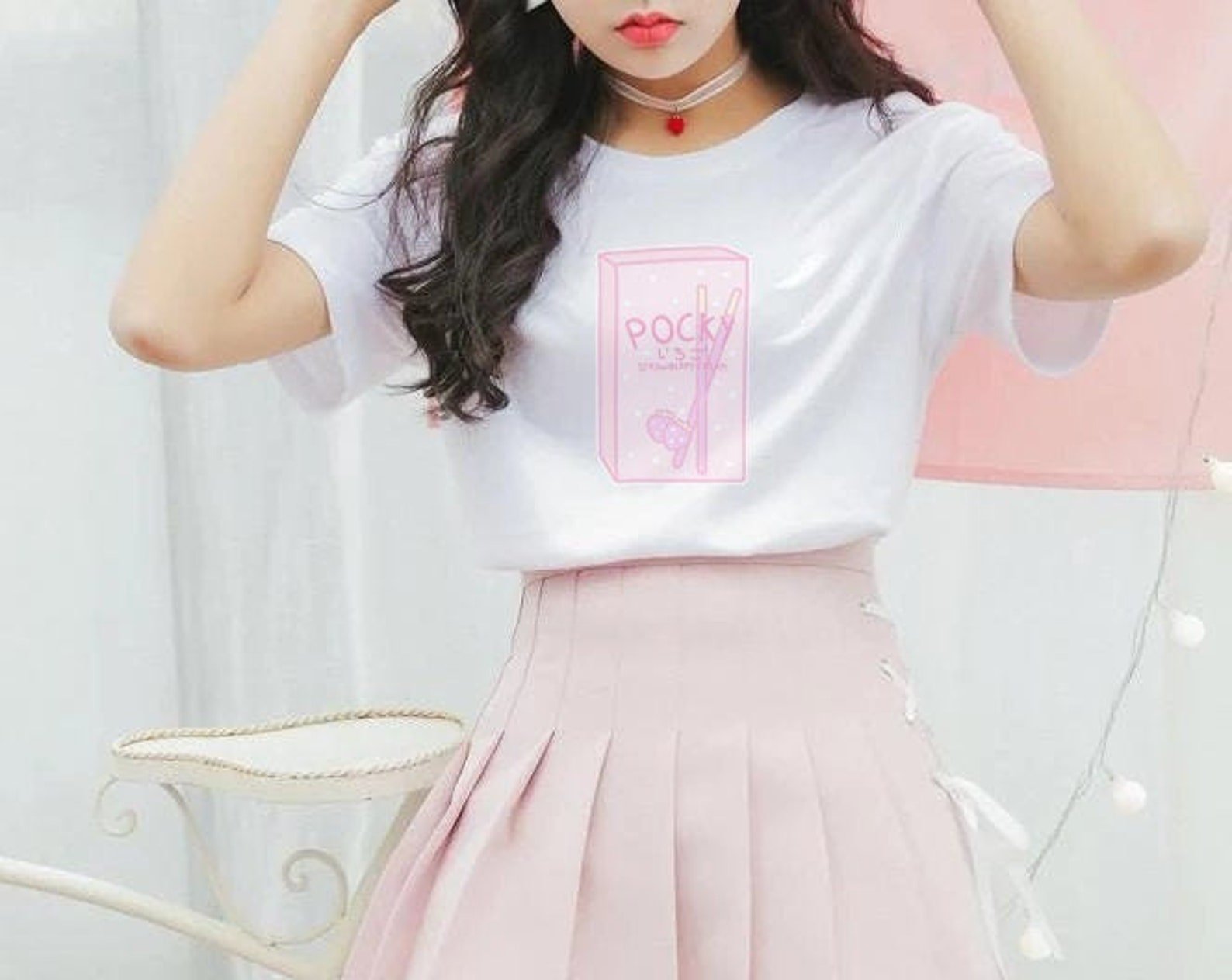 Корейская одежда для девушек юбки