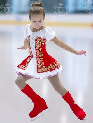 Платье для фигурного катания русское народное