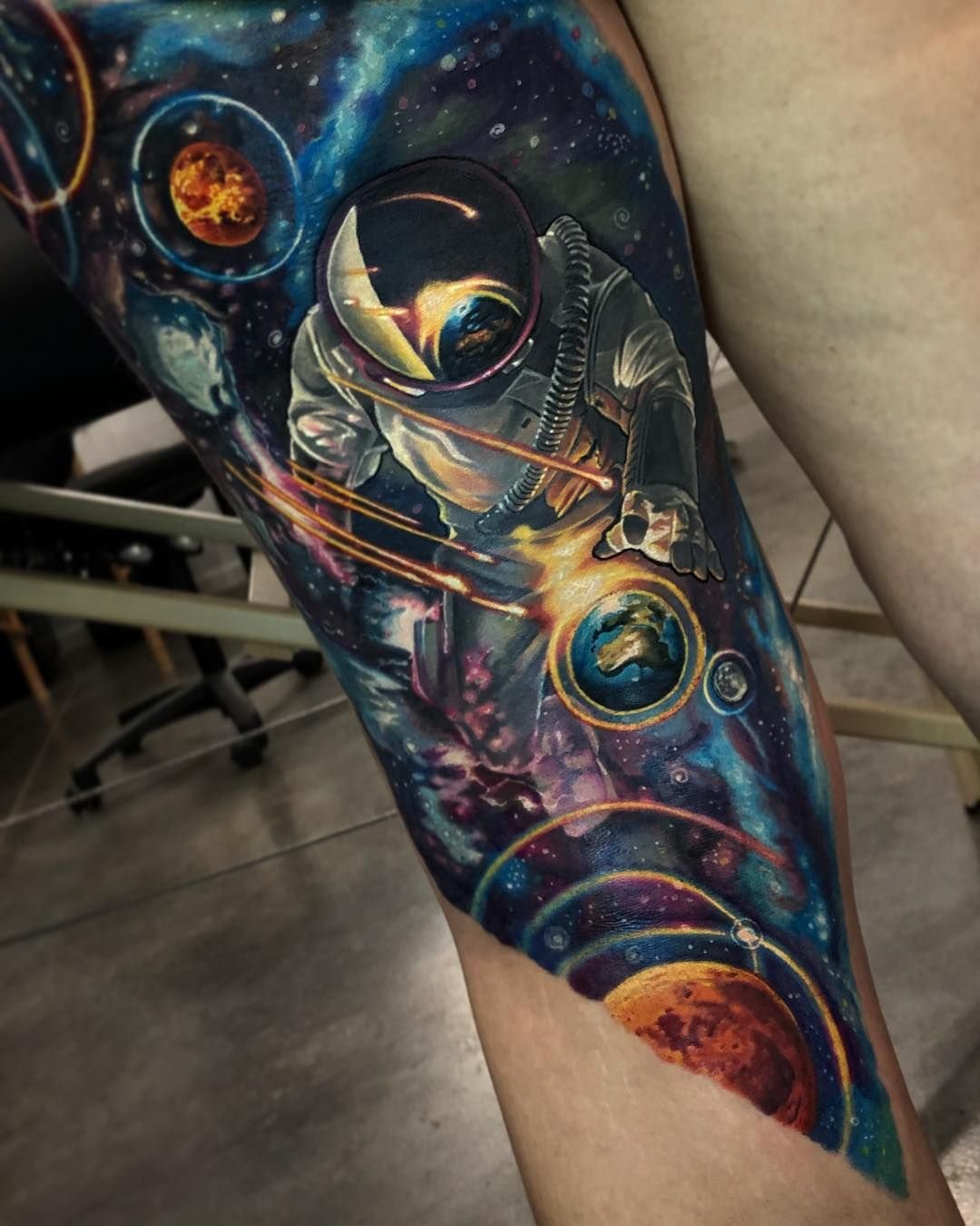 Тату космоса — значение и фото татуировок года
