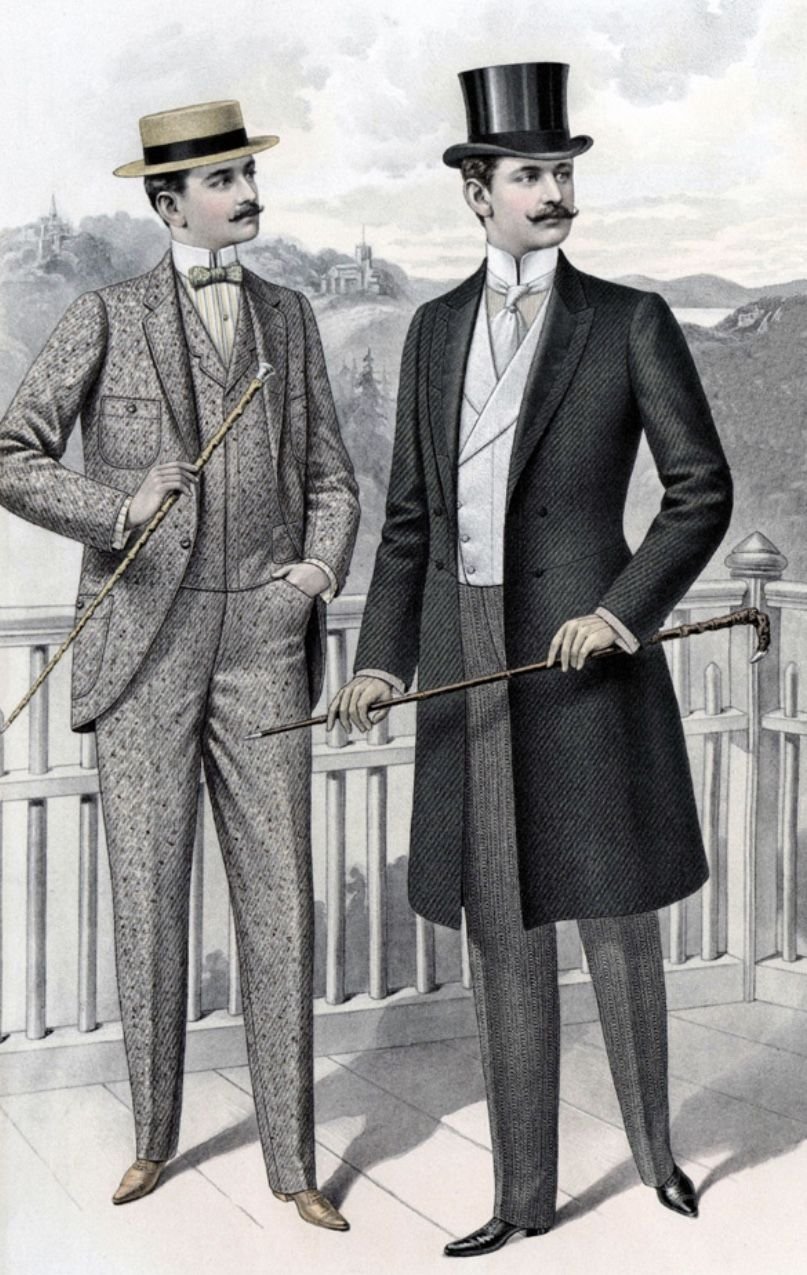 Какие подлинные костюмы начала 20 века. Эдвардианская эпоха мода мужская. Мода Эдвардианская эпоха 1900 мужчины. Одежда эдвардианской эпохи мужская. Мода 20го века мужская Франции.