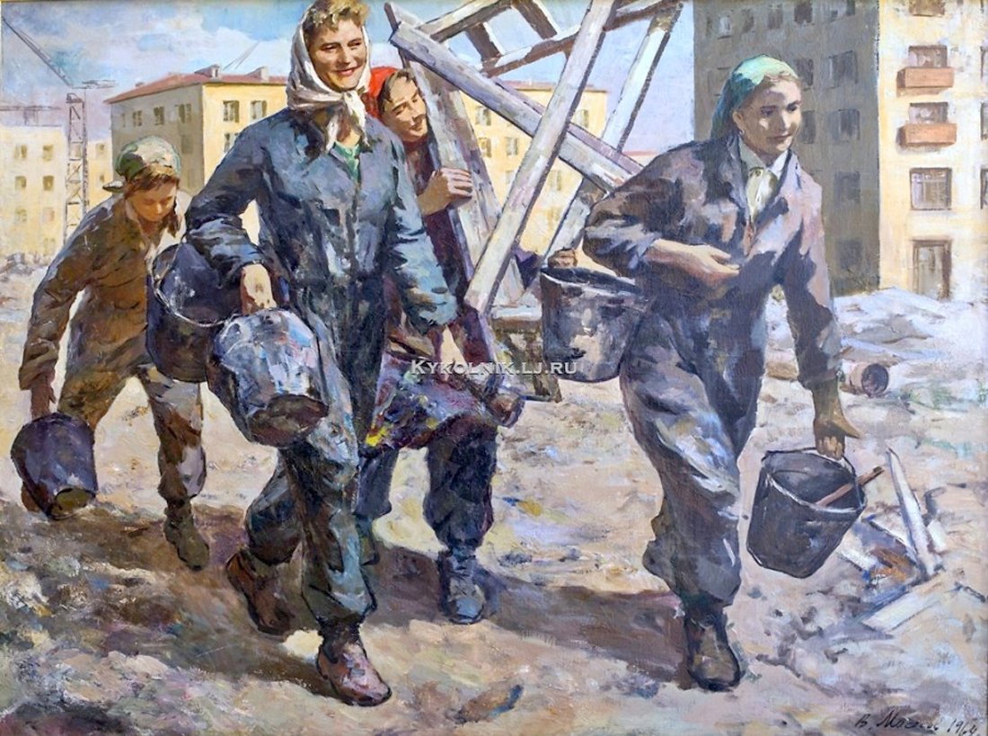 Советские художники произведения. Социалистический реализм Дейнека.