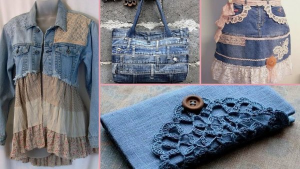Мода на подиумах мира джинсовые переделки пэчворк рванина бохо Боро