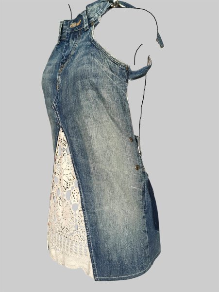 Платье из джинсов
