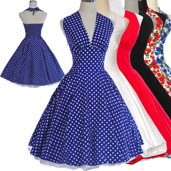 Vintage Dresses 50s 60s Retro