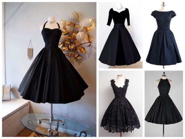 Платья Коко Шанель в стиле 50-х