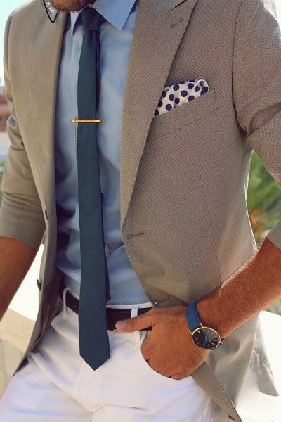 Мужской стиль с галстуком