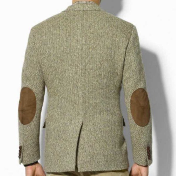 Пиджак с налокотниками мужской
