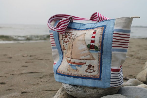 Пляжный рюкзак морской стиль