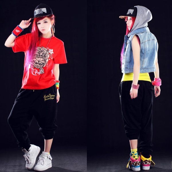 Хип-хоп стиль одежды для девушек