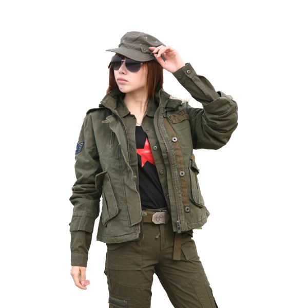 Куртки милитари стайл женская