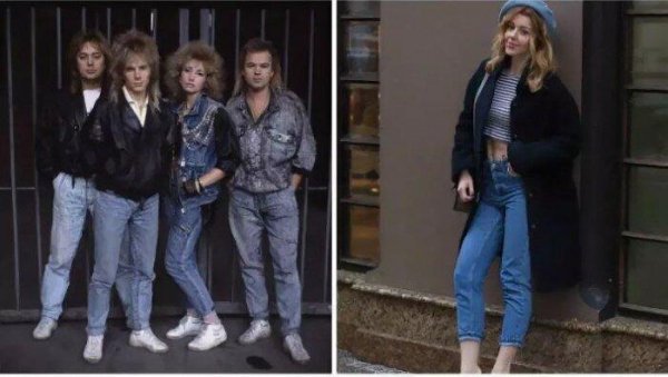 Мода 90-х джинсы