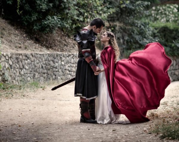 Свадьба в стиле рыцарей средневековья