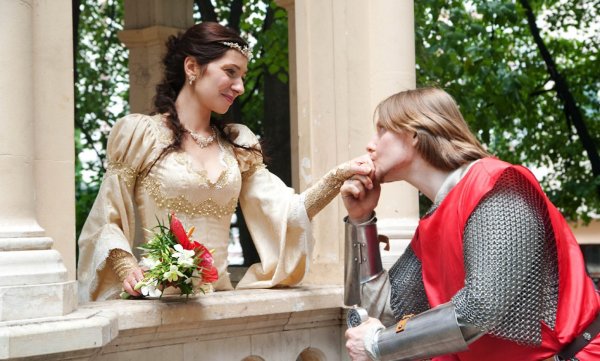Свадьба в стиле рыцарей средневековья